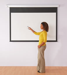 Mounted Projection Screens